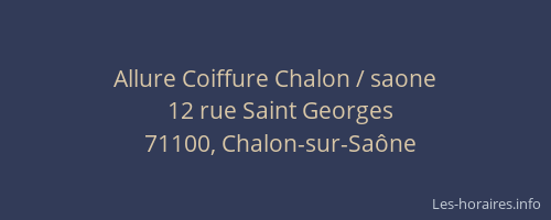 Allure Coiffure Chalon / saone