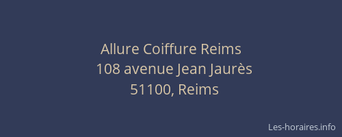 Allure Coiffure Reims