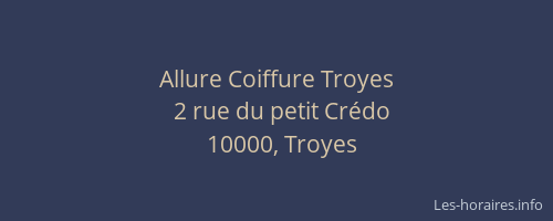 Allure Coiffure Troyes