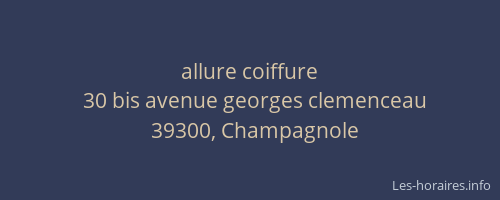 allure coiffure