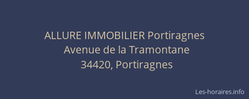 ALLURE IMMOBILIER Portiragnes