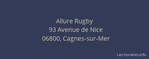 Allure Rugby