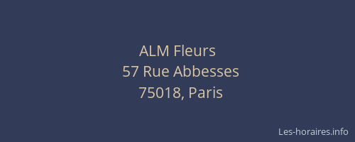 ALM Fleurs