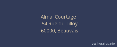 Alma  Courtage