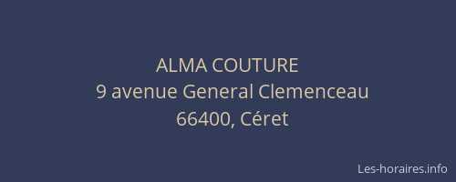 ALMA COUTURE