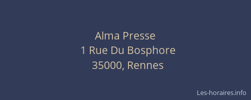 Alma Presse