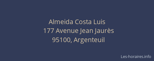 Almeida Costa Luis