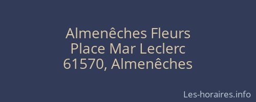 Almenêches Fleurs