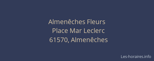 Almen&ecirc;ches Fleurs