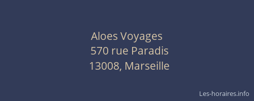 Aloes Voyages