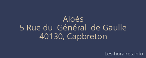 Aloès