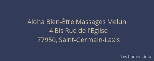 Aloha Bien-Être Massages Melun