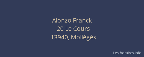 Alonzo Franck