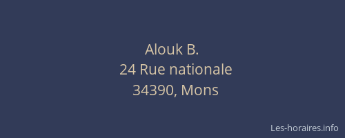 Alouk B.