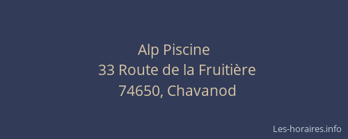 Alp Piscine