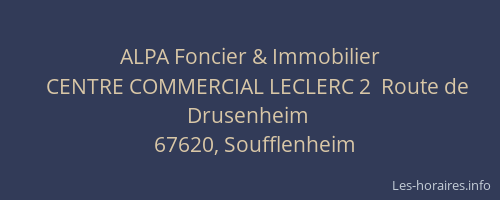 ALPA Foncier & Immobilier