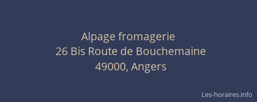 Alpage fromagerie