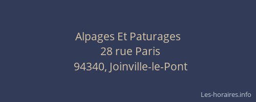 Alpages Et Paturages