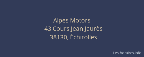 Alpes Motors