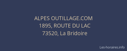 ALPES OUTILLAGE.COM