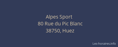 Alpes Sport