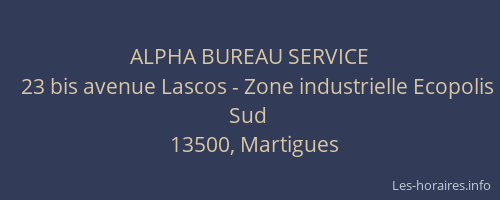 ALPHA BUREAU SERVICE