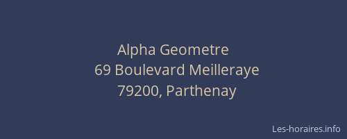 Alpha Geometre