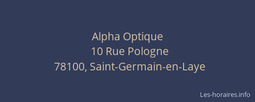 Alpha Optique