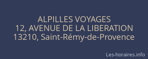 ALPILLES VOYAGES