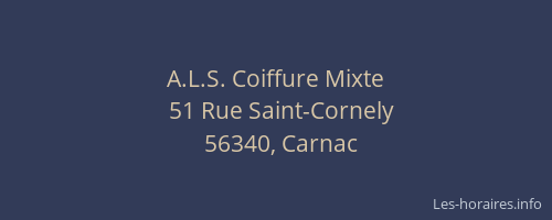 A.L.S. Coiffure Mixte