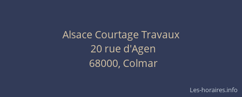 Alsace Courtage Travaux