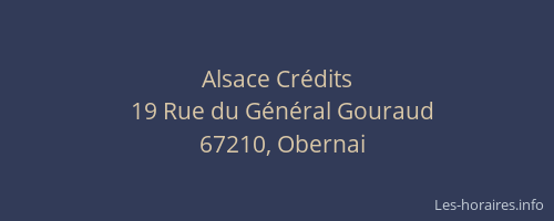 Alsace Crédits