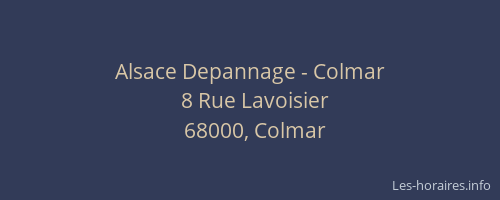 Alsace Depannage - Colmar