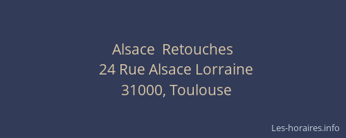 Alsace  Retouches