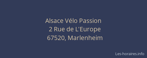 Alsace Vélo Passion