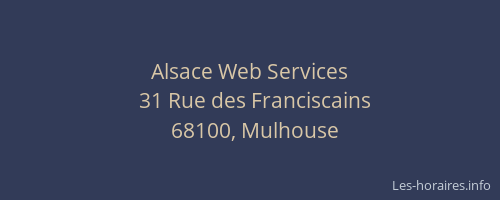 Alsace Web Services