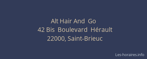 Alt Hair And  Go