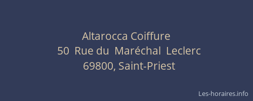 Altarocca Coiffure
