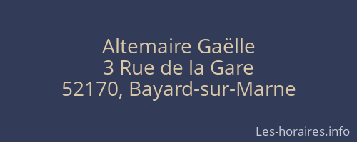 Altemaire Gaëlle