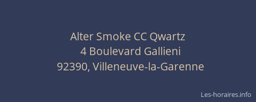 Alter Smoke CC Qwartz