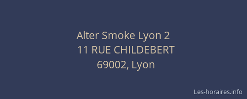Alter Smoke Lyon 2