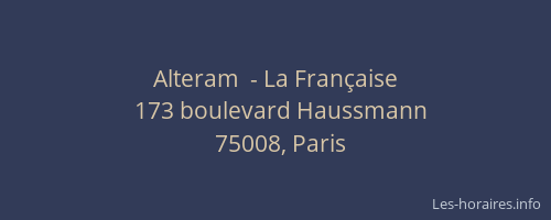 Alteram  - La Française