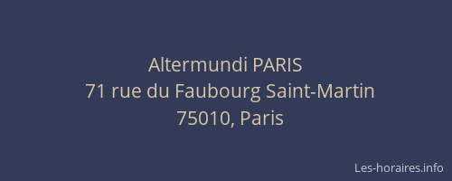 Altermundi PARIS