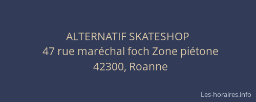 ALTERNATIF SKATESHOP