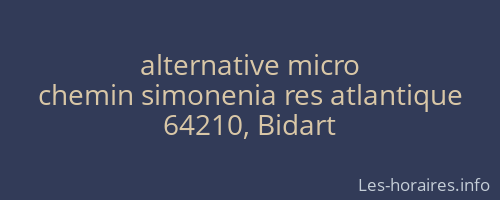 alternative micro