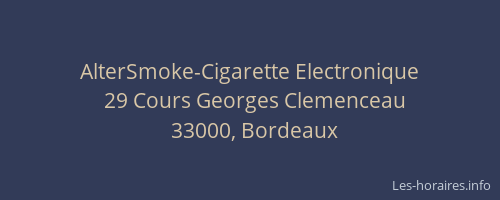 AlterSmoke-Cigarette Electronique