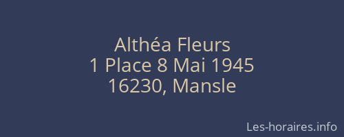 Althéa Fleurs