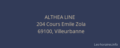 ALTHEA LINE