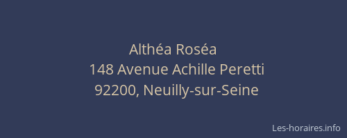 Althéa Roséa