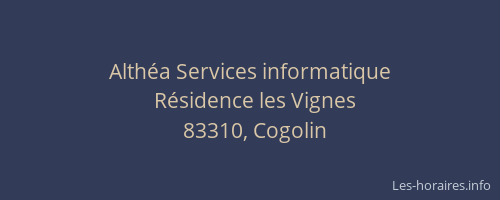 Althéa Services informatique